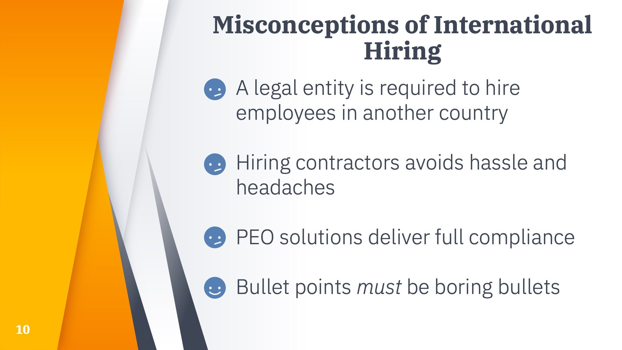 International hiring - misconceptions